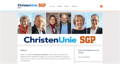 Desktop Screenshot of nijkerk.christenunie-sgp.nl